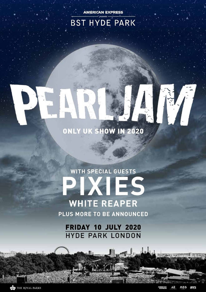 Pearl Jam confirmed for BST Hyde Park 2020