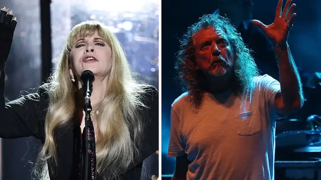 Fleetwood Mac's Stevie Nicks and Led Zeppelin's Robert Plant