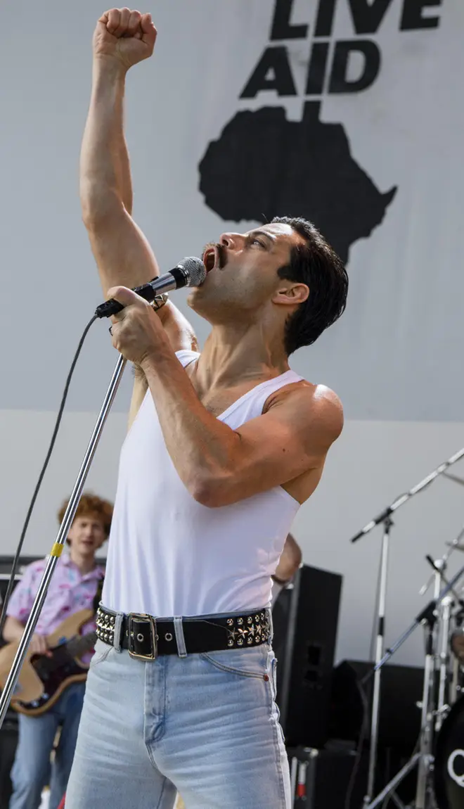 Rami Malek in Bohemian Rhapsody