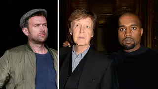 Damon Albarn, Paul McCartney and Kanye West