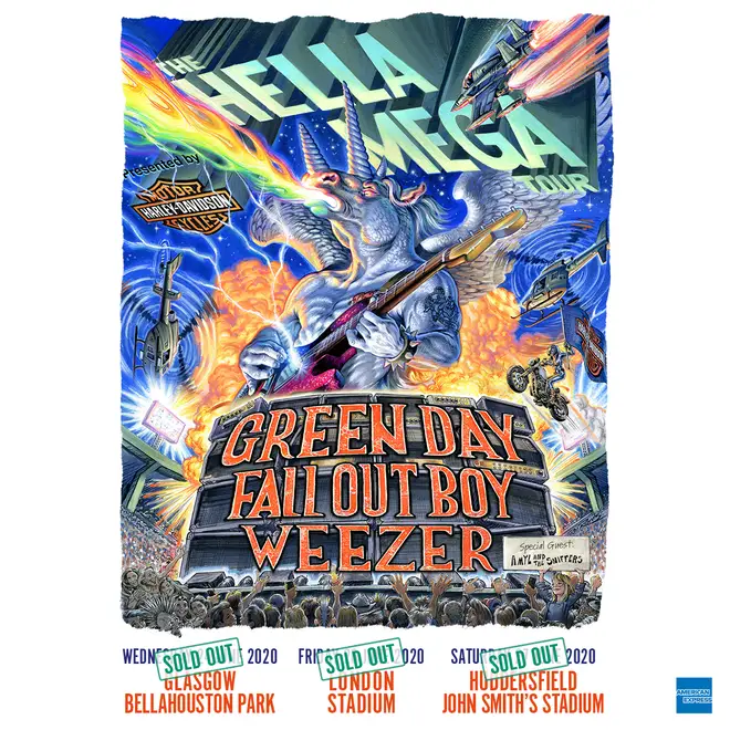 Hella Mega Tour Poster December 2019