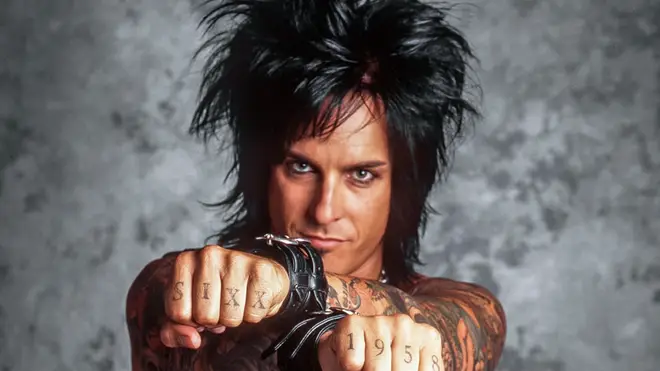 Nikki Sixx of Mötley Crüe in Los Angeles, April 1997