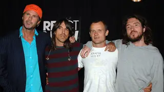 Chad Smith, Anthony Kiedis, Flea and John Frusciante of the Red Hot Chili Peppers