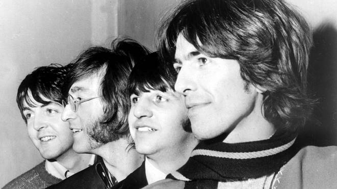 The Beatles in February 1968