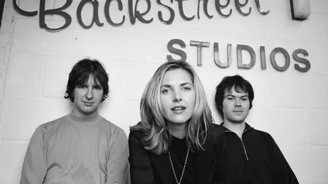 Saint Etienne in 1993: Bob Stanley, Sarah Cracknell and Pete Wiggs