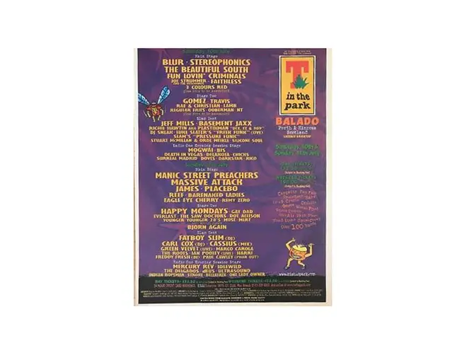 T In The Park poster 1999