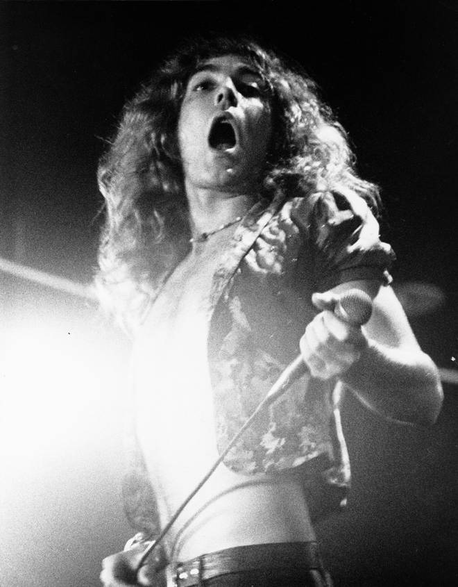 Robert Plant of Led Zeppelin in 1972