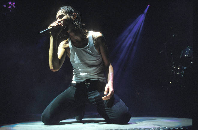 Dave Gahan onstage with Depeche Mode, 1993