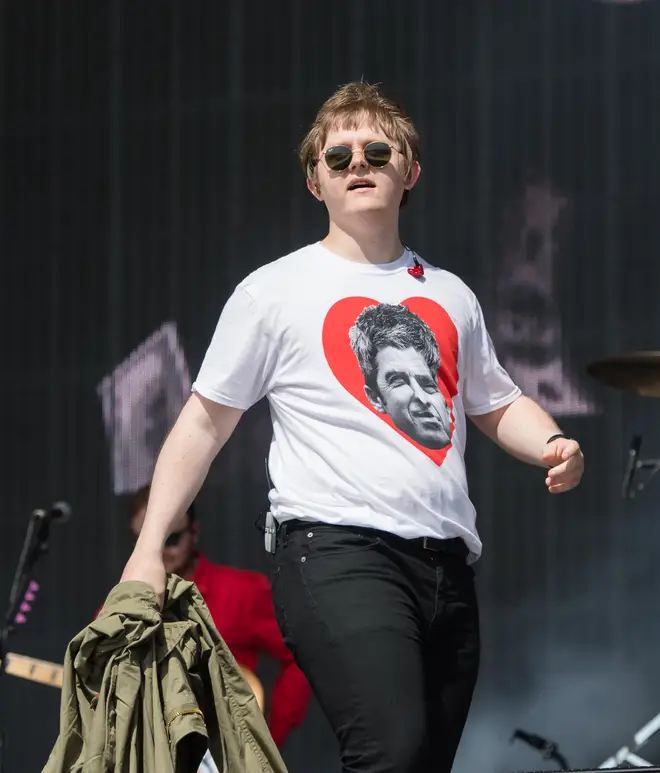 Lewis Capaldi performs on the Other Stage on day four of Glastonbury Festival at Worthy Farm, Pilton on June 29, 2019