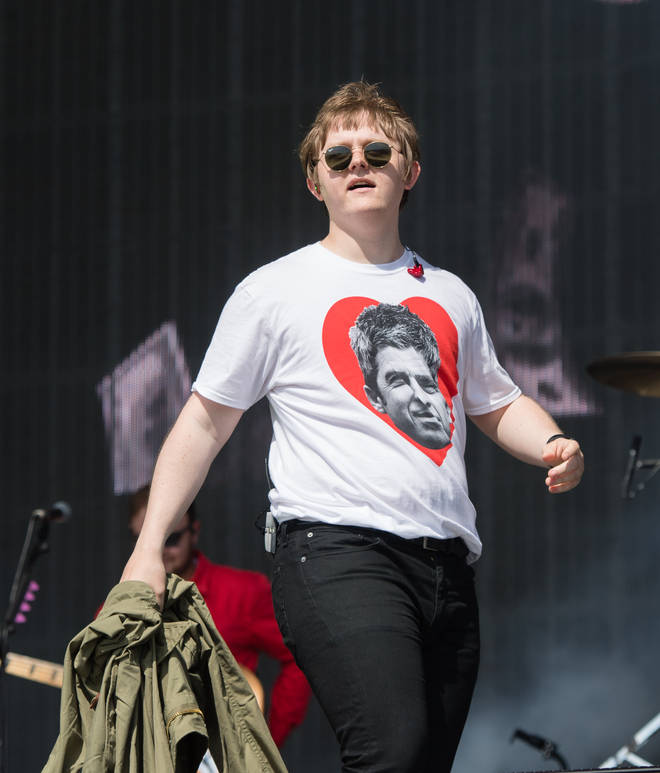 Lewis Capaldi performs on the Other Stage on day four of Glastonbury Festival at Worthy Farm, Pilton on June 29, 2019
