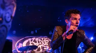 The Killers' Brandon Flowers at Glasgow's King Tut's Wah Wah Hut
