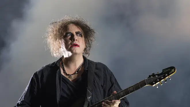 Robert Smith of The Cure performs onstage during weekend two, day two of Austin City Limits Music Festival at Zilker Park on October 04, 2019