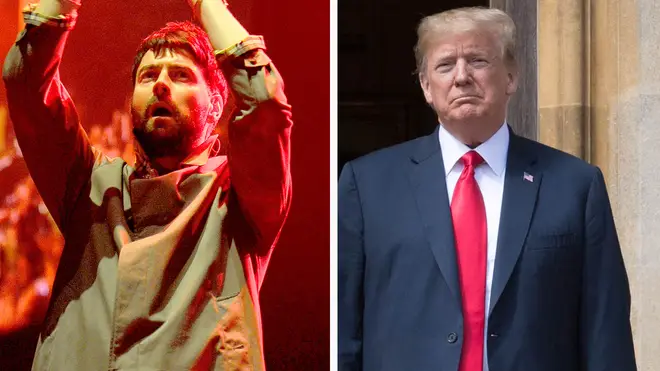Liam Fray and President US Donald Trump