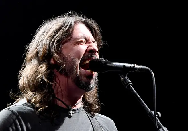 Dave Grohl of Foo Fighters performs at the Intersect music festival at the Las Vegas Festival Grounds on December 7, 2019