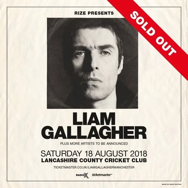 Liam Gallagher Old Trafford Poster