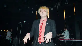 Gerard Way performs at the Trabendo in Paris in January 2018