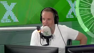 Chris Moyles on Radio X
