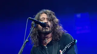 Foo Fighters Dave Grohl at Glastonbury 2017