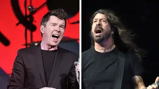 Rick Astley and Foo Fighters' Dave Grohl