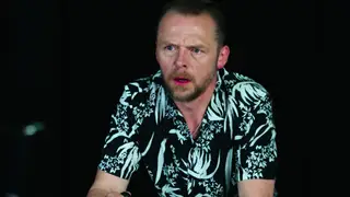 Simon Pegg plays video game Impossible Mission