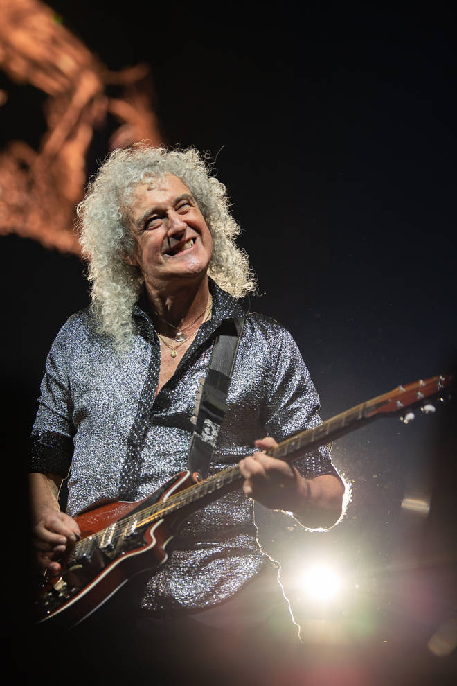 Queen's Brian May sells guitar-themed sports bra