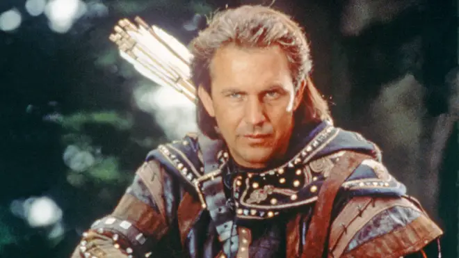 Kevin Costner in Robin Hood: Prince Of Thieves, 1991