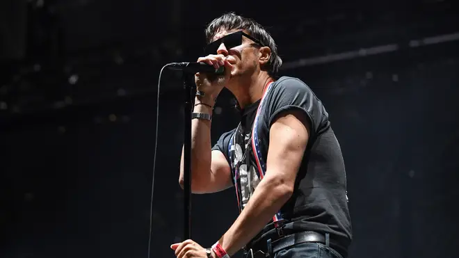 Julian Casablancas of The Strokes performs during 2019 Lollapalooza at Grant Park on August 01, 2019