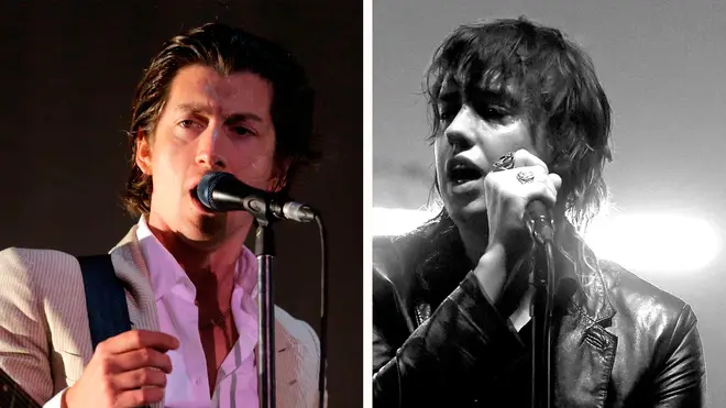 Arctic Monkeys' Alex Turner and The Strokes' Julian Casablancas