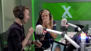 James and Pippa on The Chris Moyles show