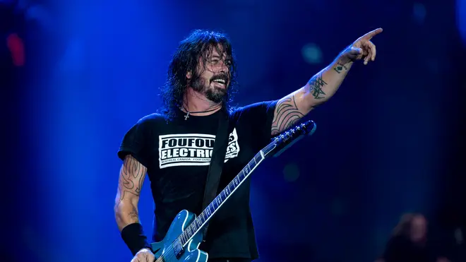 Foo Fighters' Dave Grohl at Rock In Rio 2019