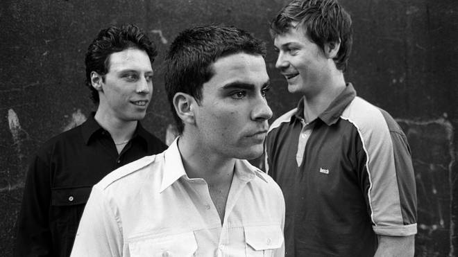 Stereophonics in their home town of Cwmaman Wales, 1997: Stuart Cable , Kelly Jones and Richard Jones