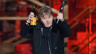 Lewis Capaldi picks up the award for Song of the Year at The BRIT Awards 2020