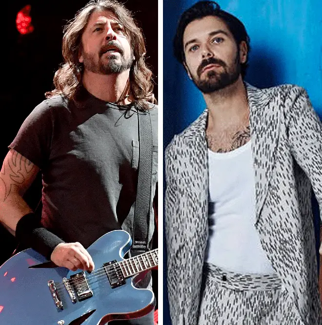 Foo Fighters' Dave Grohl and Biffy Clyro's Simon Neil