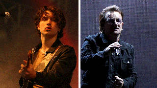 Inhaler frontman Elijah Hewson and U2 frontman Bono