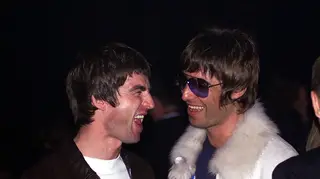 Noel and Liam Gallagher in 2001