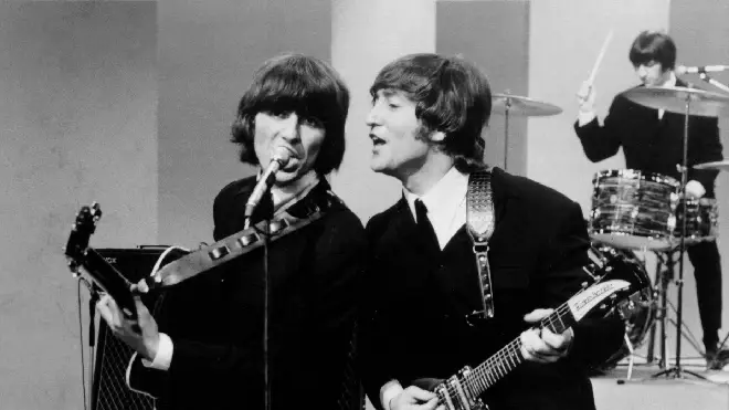 The Beatles George Harrison and John Lennon