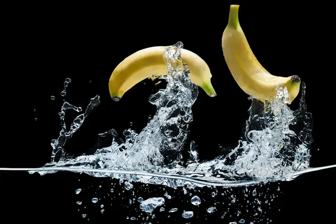 Water and bananas
