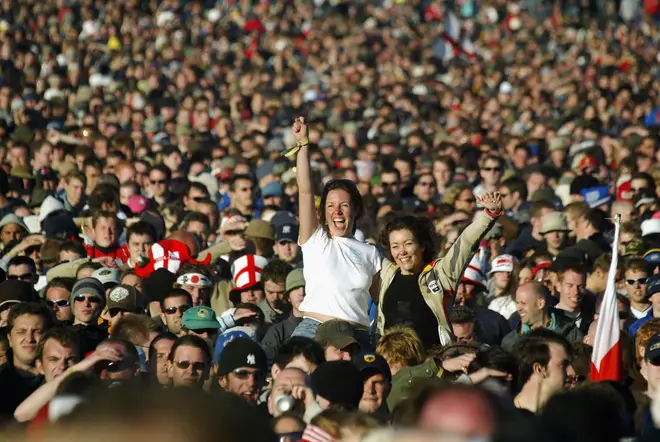 Festival crowd, 2004