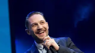 Tom Hardy on stage at The Prince's Trust Awards 2018