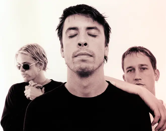 Foo Fighters in 1999: Taylor Hawkins, Dave Grohl and Chris Shiflett