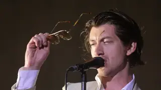 Arctic Monkeys Alex Turner at Nos Alive 2018