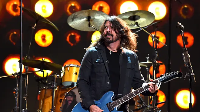 Foo Fighters' Dave Grohl at MusiCares Person Of The Year Honoring Aerosmith