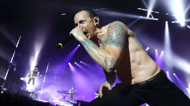Chester Bennington of Linkin Park performs at The O2 Arena on July 3, 2017
