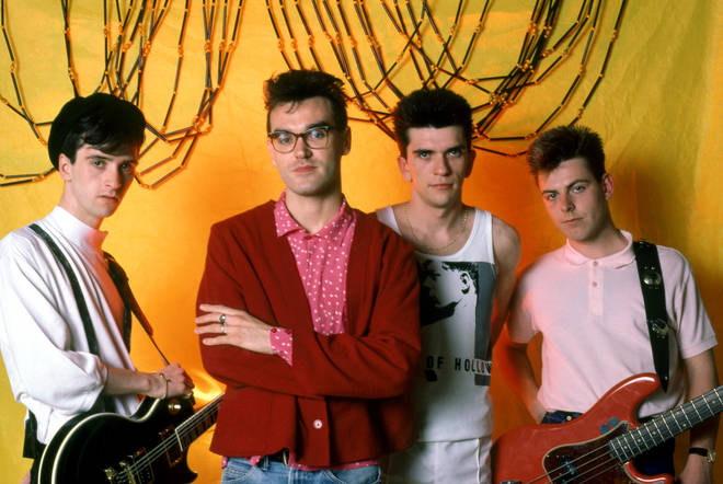 The Smiths in June 1985: Johnny Marr, Morrissey, Mike Joyce and Andy Rourke