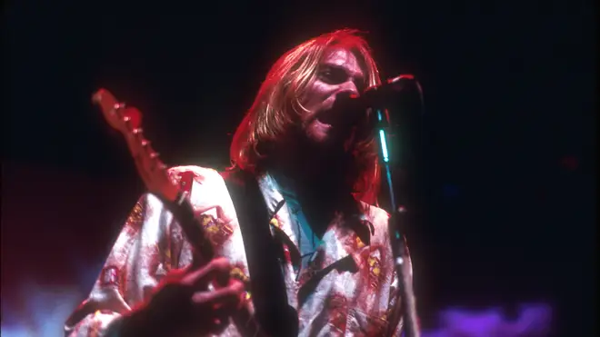 Nirvana's Kurt Cobain in 1990