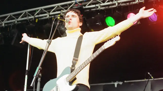 James McColl of The Supernaturals onstage in Wales, June 1997