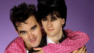 Morrissey and Johnny Marr in June 1985