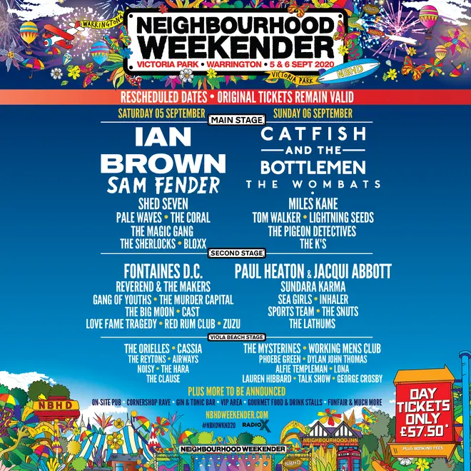 Neighbourhood Weekender 2020 rescheduled line-up