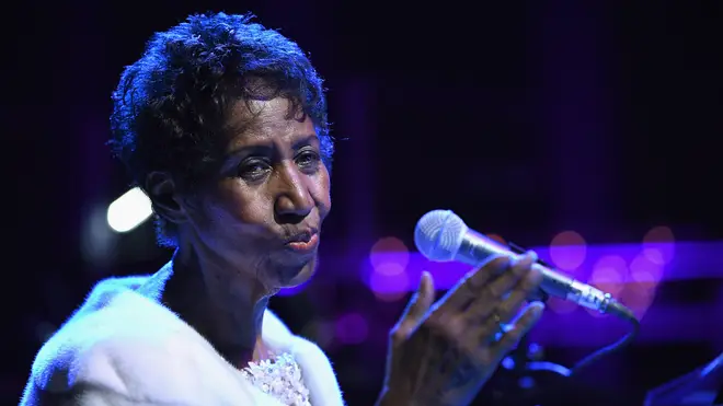 Aretha Franklin performs at the Elton John AIDS Foundation 25th year celebrations in November 2017