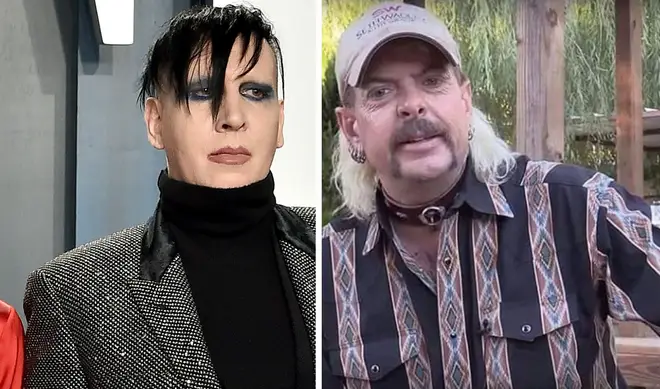 Marilyn Manson and star of Netflix's Tiger King Joe Exotic